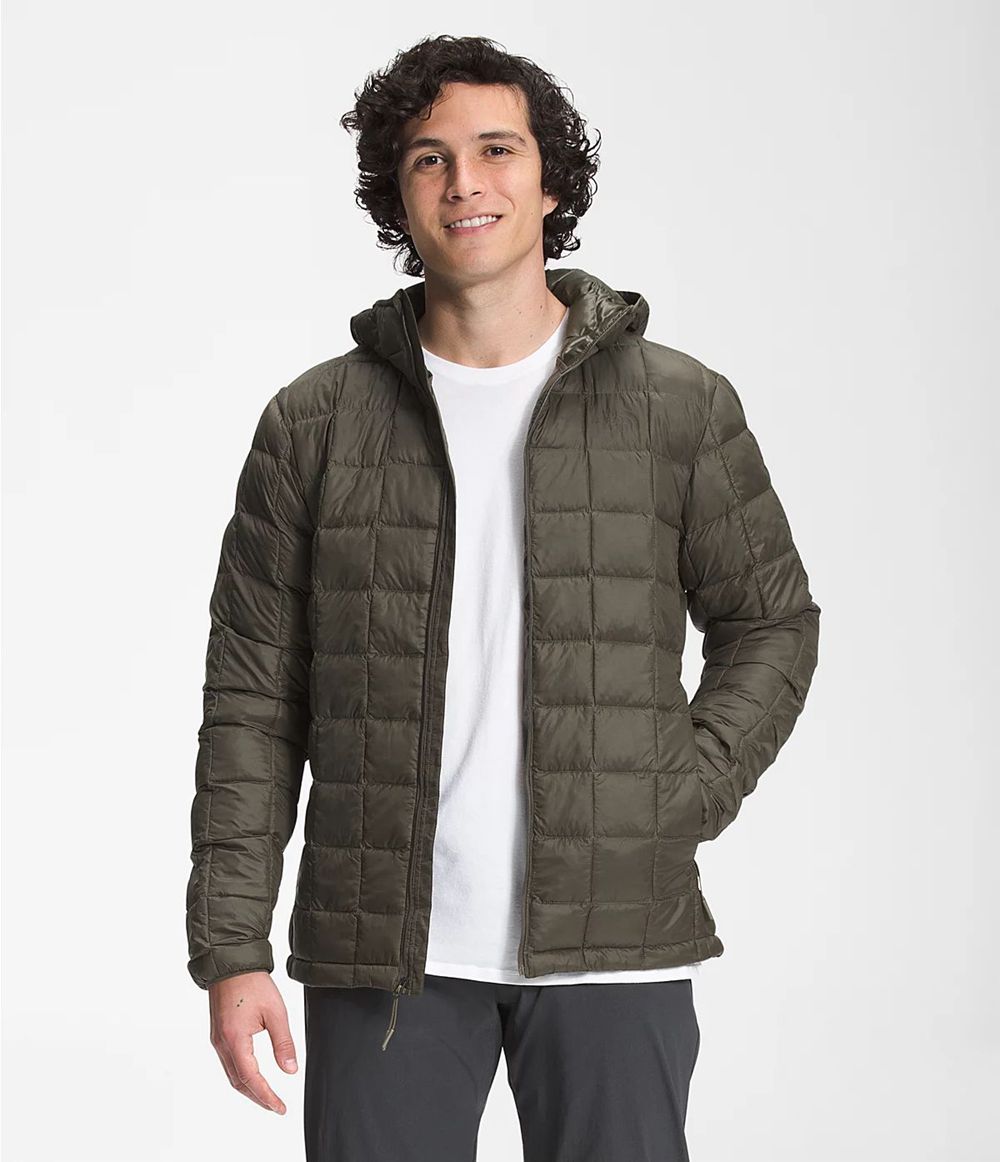 The North Face Thermoball Eco Kapuzenpullover Herren - Olivgrün CH-359QXRH